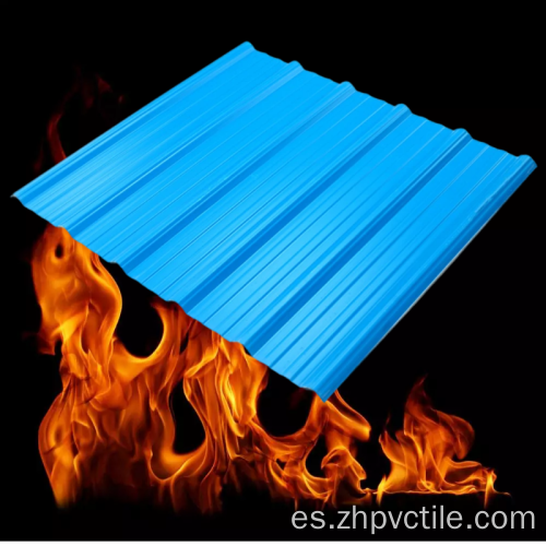 lámina de techo UPVC Materiales de construcción de plástico Hojas de PVC